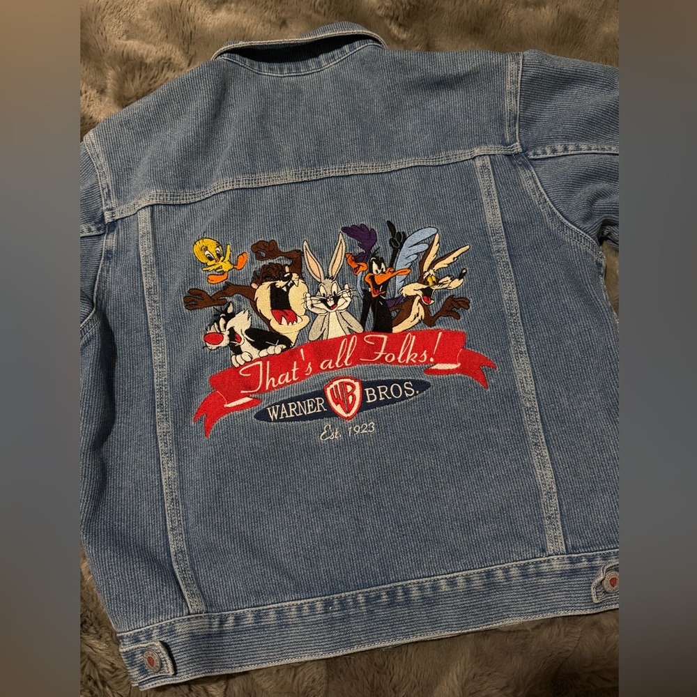 Vintage Warner Bros Kids Jean Jacket